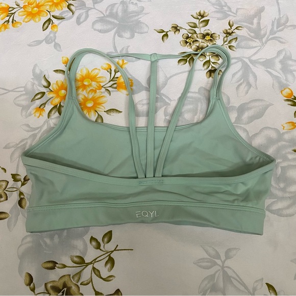Eqyi Mint Strappy Sports Bra - Picture 2 of 4